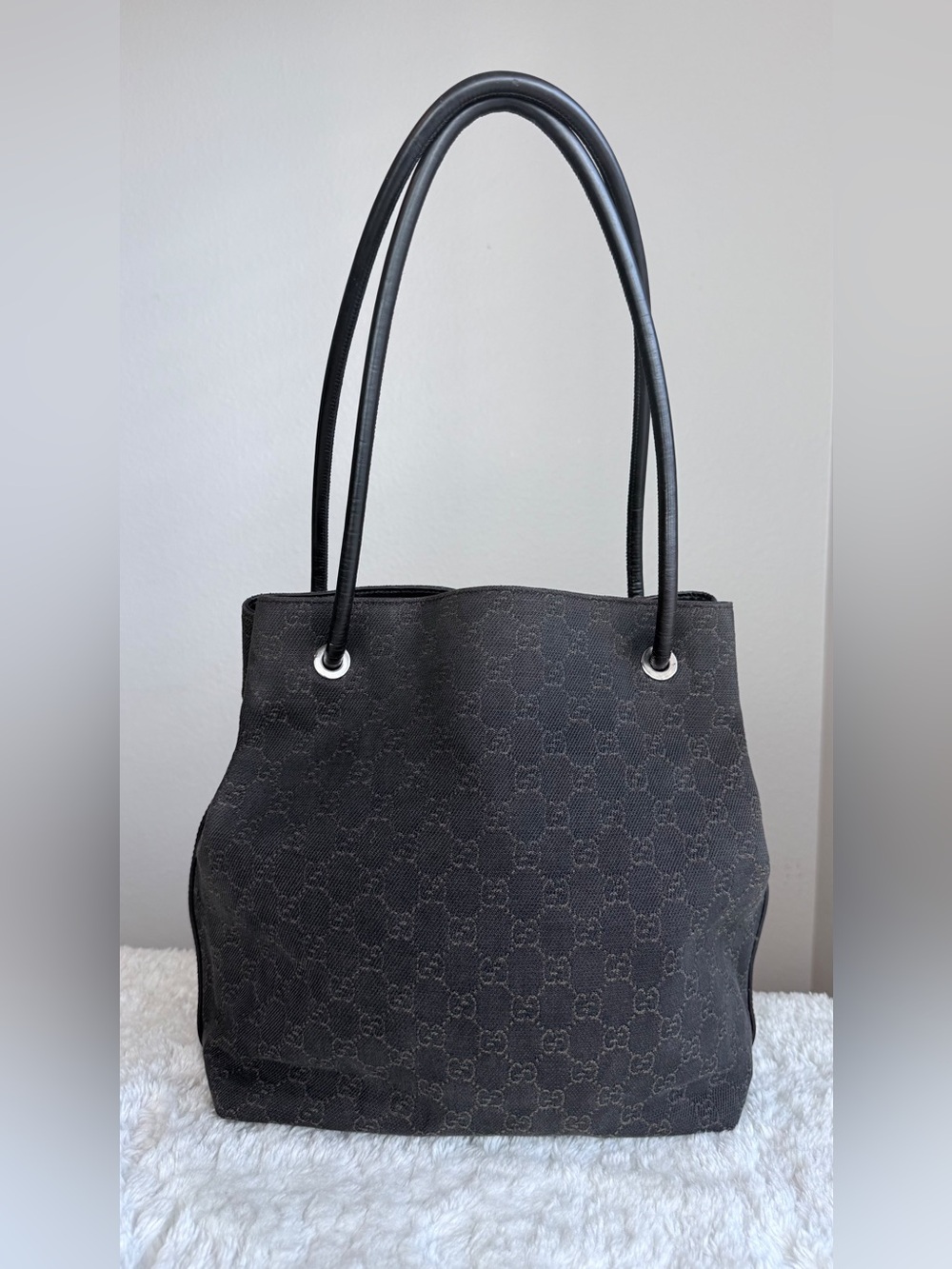 GUCCI Gifford Tote Danim Canvas